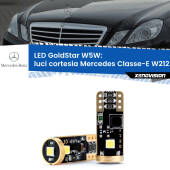 0 Luci Cortesia LED Mercedes Classe-E W212 anteriori: T10 GoldStar T10 (W5W) Goldstar Coppia LED Canbus Next Gen