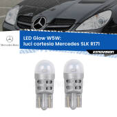 0 Luci Cortesia LED Mercedes SLK R171 2006 - 2011: W5W Glow a Luce Calda W5W: LED Glow Bianco Caldo (Coppia)