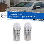 0 Luci Cortesia LED Opel Ampera R12 2011 - 2015: W5W Glow a Luce Calda W5W: LED Glow Bianco Caldo (Coppia)