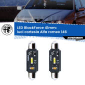 0 Luci Cortesia LED per Alfa romeo 146 1994 - 2001: C5W BlackForce 41mm (Coppia) C5W 41mm: LED Blackforce 6000k (Coppia)