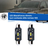0 Luci Cortesia LED per Alfa romeo 166  1998 - 2007: C5W BlackForce 41mm (Coppia) C5W 41mm: LED Blackforce 6000k (Coppia)