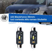 0 Luci Cortesia LED per Alfa romeo Giulietta  Posteriori: C5W BlackForce 36mm (Coppia) C5W 36mm: LED Blackforce 6000k (Coppia)