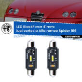 0 Luci Cortesia LED per Alfa romeo Spider 916 1995 - 2005: C5W BlackForce 41mm (Coppia) C5W 41mm: LED Blackforce 6000k (Coppia)
