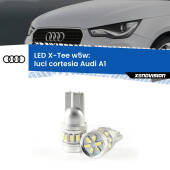 0 Luci Cortesia LED per Audi A1  2010 - 2018: W5W X-Tee W5W (T10) LED X-Tee (Coppia)