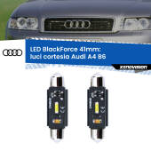 0 Luci Cortesia LED per Audi A4 B6 2000 - 2004: C5W BlackForce 41mm (Coppia) C5W 41mm: LED Blackforce 6000k (Coppia)
