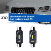 0 Luci Cortesia LED per Audi Q5 2008 - 2017: C5W BlackForce 36mm (Coppia) C5W 36mm: LED Blackforce 6000k (Coppia)