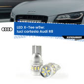 0 Luci Cortesia LED per Audi R8 2007 - 2015: W5W X-Tee W5W (T10) LED X-Tee (Coppia)