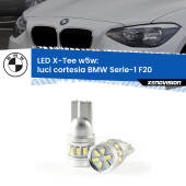 0 Luci Cortesia LED per BMW Serie-1 F20 2010 - 2019: W5W X-Tee W5W (T10) LED X-Tee (Coppia)