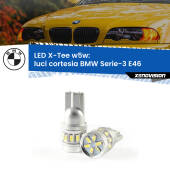 0 Luci Cortesia LED per BMW Serie-3 E46 centrali: W5W X-Tee W5W (T10) LED X-Tee (Coppia)