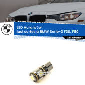 0 Luci Cortesia LED per BMW Serie-3 F30, F80 posteriori: Aura w5w W5W: lampadina LED Aura 6000k