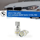 0 Luci Cortesia LED per BMW Serie-3 F30, F80 posteriori: W5W X-Tee W5W (T10) LED X-Tee (Coppia)