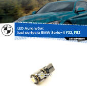 0 Luci Cortesia LED per BMW Serie-4 F32, F82 posteriori: Aura w5w W5W: lampadina LED Aura 6000k