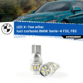0 Luci Cortesia LED per BMW Serie-4 F32, F82 posteriori: W5W X-Tee W5W (T10) LED X-Tee (Coppia)