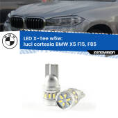 0 Luci Cortesia LED per BMW X5 F15, F85 2014 - 2018: W5W X-Tee W5W (T10) LED X-Tee (Coppia)