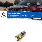 0 Luci Cortesia LED per BMW X6 E71, E72 2008 - 2014: Aura w5w W5W: lampadina LED Aura 6000k