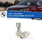0 Luci Cortesia LED per BMW X6 E71, E72 2008 - 2014: W5W X-Tee W5W (T10) LED X-Tee (Coppia)
