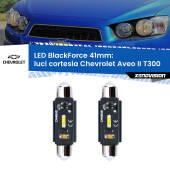 0 Luci Cortesia LED per Chevrolet Aveo II T300 2011 - 2021: C5W BlackForce 41mm (Coppia) C5W 41mm: LED Blackforce 6000k (Coppia)