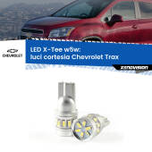 0 Luci Cortesia LED per Chevrolet Trax 2012 in poi: W5W X-Tee W5W (T10) LED X-Tee (Coppia)