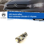 0 Luci Cortesia LED per Citroën C-Elysee  2012 in poi: Aura w5w W5W: lampadina LED Aura 6000k