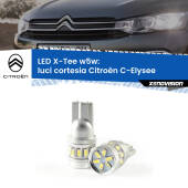 0 Luci Cortesia LED per Citroën C-Elysee  2012 in poi: W5W X-Tee W5W (T10) LED X-Tee (Coppia)