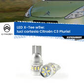 0 Luci Cortesia LED per Citroën C3 Pluriel  2003 - 2010: W5W X-Tee W5W (T10) LED X-Tee (Coppia)