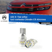 0 Luci Cortesia LED per Citroën C5 Aircross 2017 in poi: W5W X-Tee W5W (T10) LED X-Tee (Coppia)