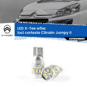 0 Luci Cortesia LED per Citroën Jumpy II 2006 - 2015: W5W X-Tee W5W (T10) LED X-Tee (Coppia)
