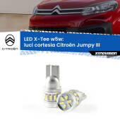 0 Luci Cortesia LED per Citroën Jumpy III 2016 in poi: W5W X-Tee W5W (T10) LED X-Tee (Coppia)