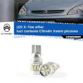0 Luci Cortesia LED per Citroën Xsara picasso  1999 - 2012: W5W X-Tee W5W (T10) LED X-Tee (Coppia)