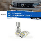 0 Luci Cortesia LED per Dacia Duster II 2017 in poi: W5W X-Tee W5W (T10) LED X-Tee (Coppia)