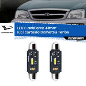 0 Luci Cortesia LED per Daihatsu Terios anteriori: C5W BlackForce 41mm (Coppia) C5W 41mm: LED Blackforce 6000k (Coppia)