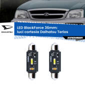 0 Luci Cortesia LED per Daihatsu Terios posteriori: C5W BlackForce 36mm (Coppia) C5W 36mm: LED Blackforce 6000k (Coppia)