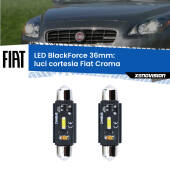 0 Luci Cortesia LED per Fiat Croma posteriori: C5W BlackForce 36mm (Coppia) C5W 36mm: LED Blackforce 6000k (Coppia)
