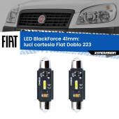 0 Luci Cortesia LED per Fiat Doblo 223 2000 - 2010: C5W BlackForce 41mm (Coppia) C5W 41mm: LED Blackforce 6000k (Coppia)