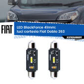 0 Luci Cortesia LED per Fiat Doblo 263 2010 - 2016: C5W BlackForce 41mm (Coppia) C5W 41mm: LED Blackforce 6000k (Coppia)