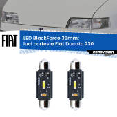 0 Luci Cortesia LED per Fiat Ducato 230 1994 - 2002: C5W BlackForce 36mm (Coppia) C5W 36mm: LED Blackforce 6000k (Coppia)