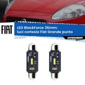0 Luci Cortesia LED per Fiat Grande punto 2005 - 2018: C5W BlackForce 36mm (Coppia) C5W 36mm: LED Blackforce 6000k (Coppia)