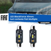 0 Luci Cortesia LED per Fiat Multipla 1999 - 2010: C5W BlackForce 41mm (Coppia) C5W 41mm: LED Blackforce 6000k (Coppia)