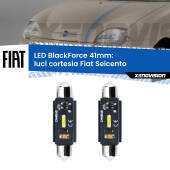 0 Luci Cortesia LED per Fiat Seicento 1998 - 2010: C5W BlackForce 41mm (Coppia) C5W 41mm: LED Blackforce 6000k (Coppia)