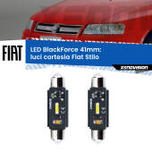 0 Luci Cortesia LED per Fiat Stilo  2001 - 2006: C5W BlackForce 41mm (Coppia) C5W 41mm: LED Blackforce 6000k (Coppia)