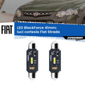 0 Luci Cortesia LED per Fiat Strada 1999 - 2021: C5W BlackForce 41mm (Coppia) C5W 41mm: LED Blackforce 6000k (Coppia)