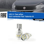 0 Luci Cortesia LED per Fiat Talento III 2016 - 2020: W5W X-Tee W5W (T10) LED X-Tee (Coppia)