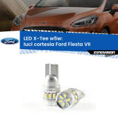 0 Luci Cortesia LED per Ford Fiesta Mk7 2017 - 2020: W5W X-Tee W5W (T10) LED X-Tee (Coppia)