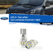 0 Luci Cortesia LED per Ford KA+ Mk3 2014 - 2018: W5W X-Tee W5W (T10) LED X-Tee (Coppia)