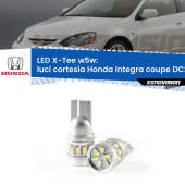 0 Luci Cortesia LED per Honda Integra coupe DC2, DC4 1997 - 2001: W5W X-Tee W5W (T10) LED X-Tee (Coppia)