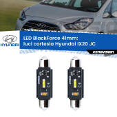 0 Luci Cortesia LED per Hyundai IX20 JC centrali: C5W BlackForce 41mm (Coppia) C5W 41mm: LED Blackforce 6000k (Coppia)