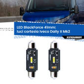 0 Luci Cortesia LED per Iveco Daily II Mk2 2006 - 2011: C5W BlackForce 41mm (Coppia) C5W 41mm: LED Blackforce 6000k (Coppia)