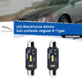 0 Luci Cortesia LED per Jaguar S-Type 1999 - 2007: C5W BlackForce 41mm (Coppia) C5W 41mm: LED Blackforce 6000k (Coppia)
