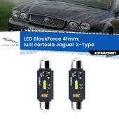 0 Luci Cortesia LED per Jaguar X-Type 2001 - 2009: C5W BlackForce 41mm (Coppia) C5W 41mm: LED Blackforce 6000k (Coppia)