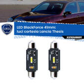 0 Luci Cortesia LED per Lancia Thesis  2002 - 2009: C5W BlackForce 41mm (Coppia) C5W 41mm: LED Blackforce 6000k (Coppia)